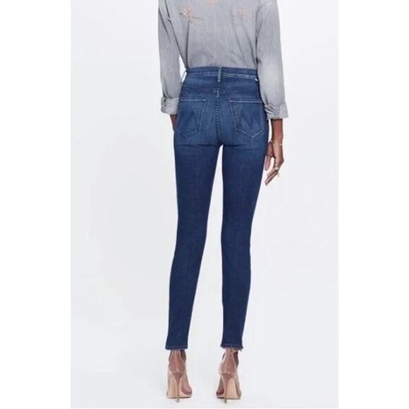 Mother The Stunner Ankle Jeans In the Royal Treatment High Rise Skinny Size 26 - Picture 2 of 16